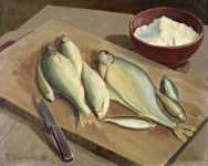 Nature morte aux poissons - 1960