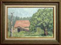 Pommier et ferme à Echenans - 1982