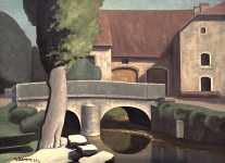 Un pont à Saint Maurice-Echelotte - 1960