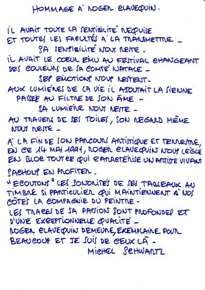 Texte de l'hommage